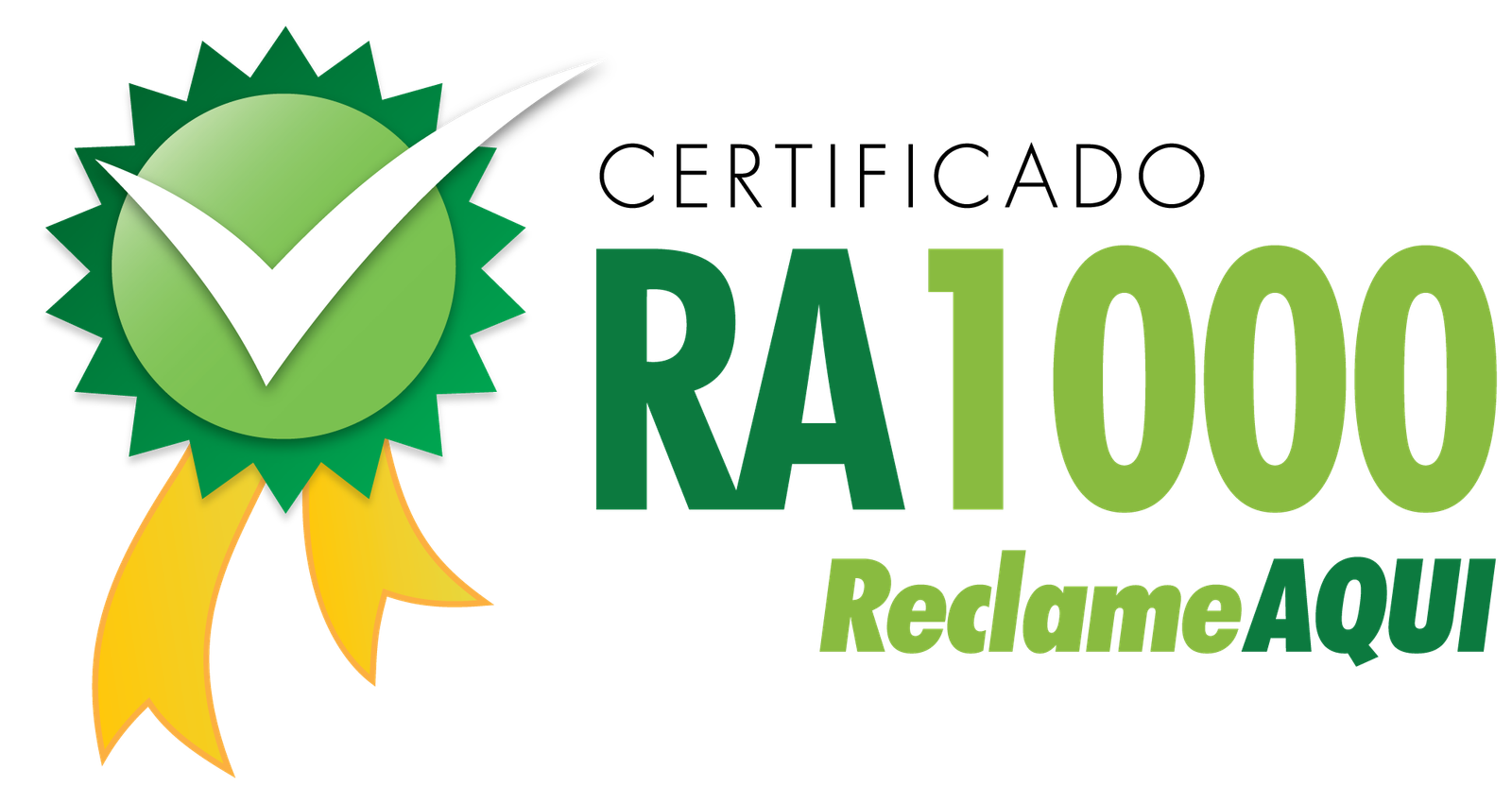 Selo RA1000 Reclame Aqui